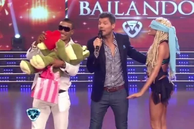 Bailando 2014: Vicky Xipolitakis se reencontró con Peluche
