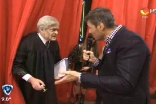 El juez Griesa visitó a Tinelli en 'ShowMatch'