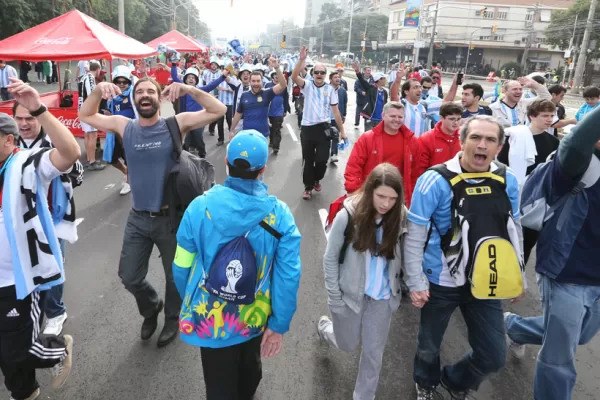 Los argentinos se toparon con un enorme operativo de seguridad