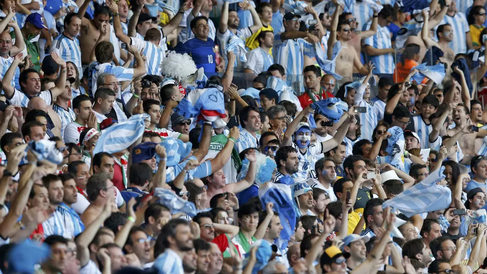 EN LA MIRA. Los barras argentinos están siendo bien vigilados en Brasil.