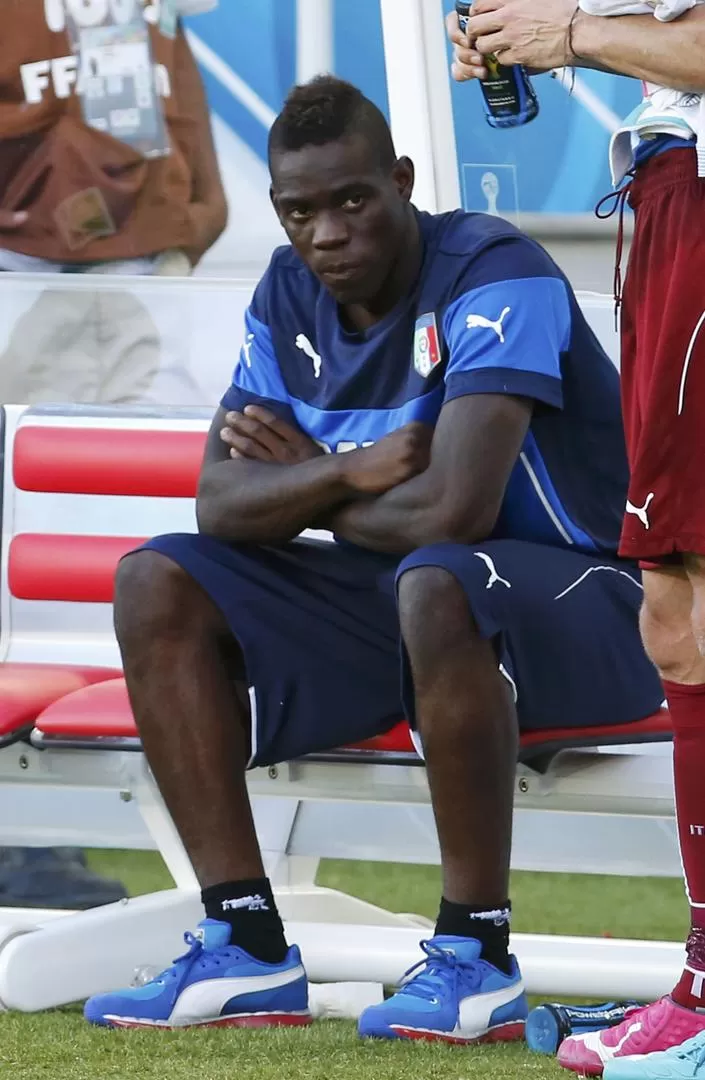 ENOJADO. Mario Balotelli descargó toda su bronca en las redes sociales. 