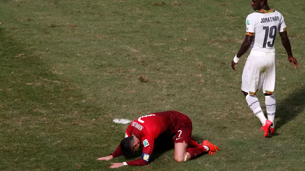 A LA CASA. El crack de Real Madrid apareció demasiado tarde para su selección. REUTERS