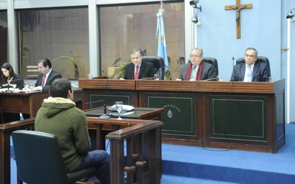 LA DECLARACIÓN. El acusado reconoció que era adicto a la droga, pero negó ser el dueño de la riñonera. la gaceta / foto de hector peralta