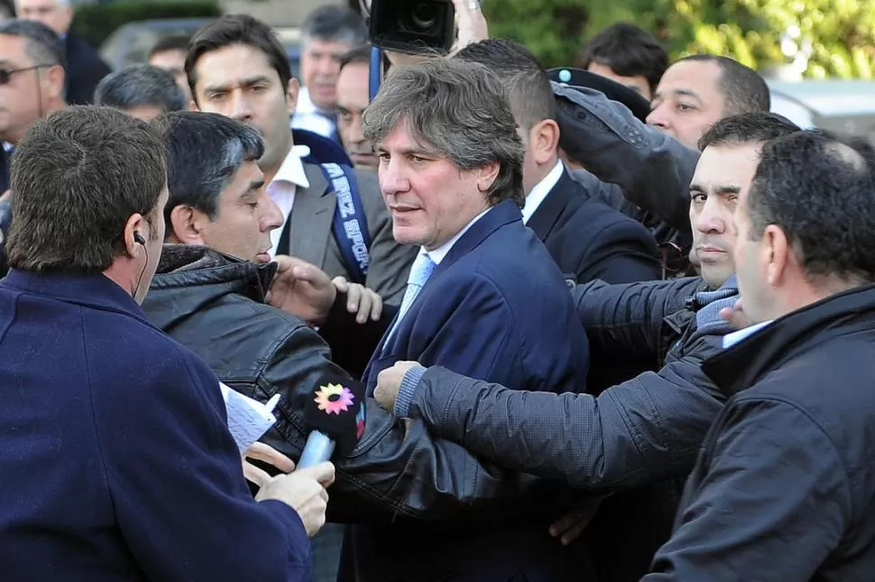 TURBULENCIAS. Boudou declaró hace 10 días, y ahora espera que lo hagan sus amigos y ex funcionarios. telam 