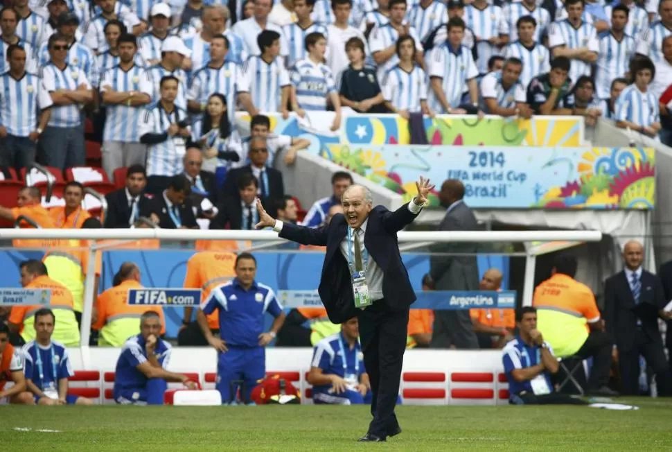 LE SOBRA CONFIANZA. “Vamos tomando ritmo de juego a medida que pasa el Mundial”, reconoció “Pachorra” Sabella. reuters