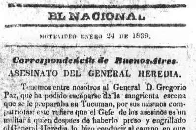 El asesinato de Heredia