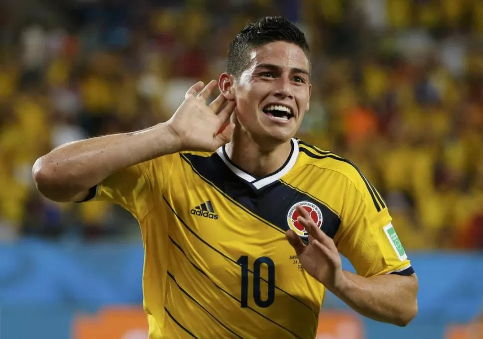 CERTERO. El volante James Rodríguez fue clave para los triunfos de Colombia. 