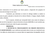 El texto completo de la parte resolutiva del procesamiento a Boudou