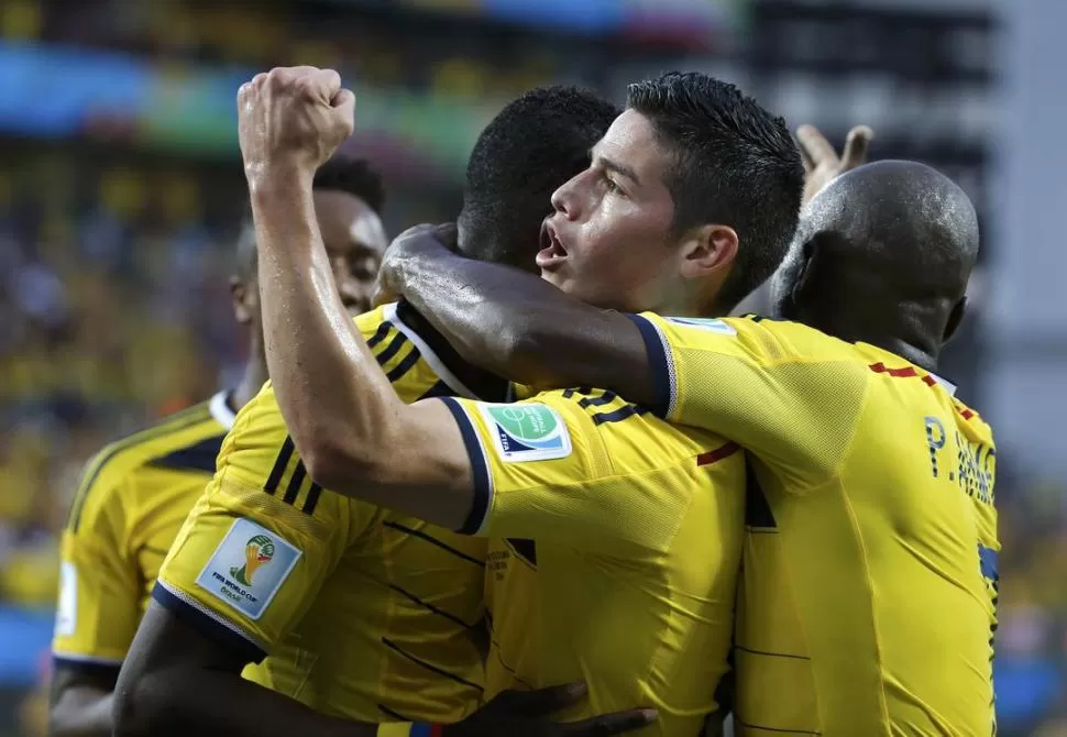 TOMÓ LA POSTA. Ante la baja de Falcao, James Rodríguez se transformó en el alma del equipo. Es el goleador de Colombia. 