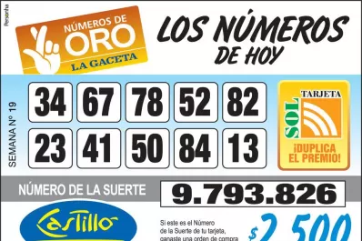Los Números de Oro de LA GACETA