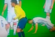 El blooper de Müller en la jugada preparada de Alemania