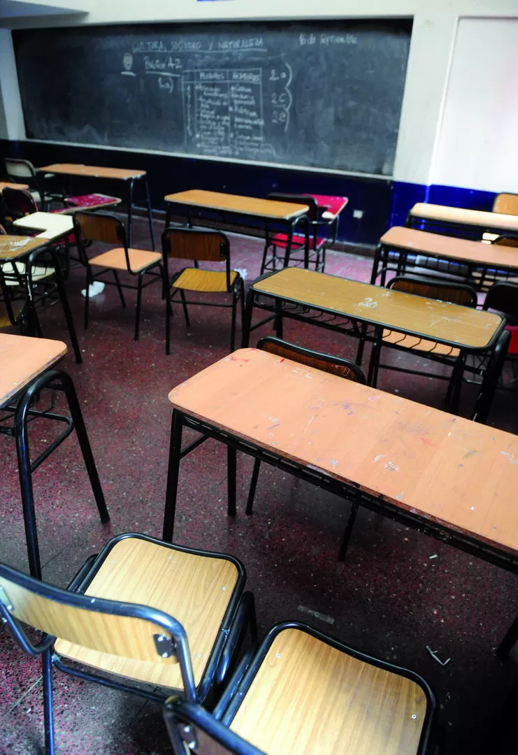 VACÍO. Docentes responsabilizan al Gobierno por la prolongación del paro. la gaceta / foto de franco vera (archivo)