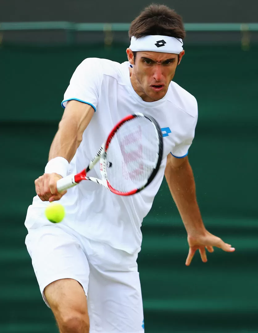 VIENE BIEN. Leonardo Mayer está haciendo un gran torneo. 