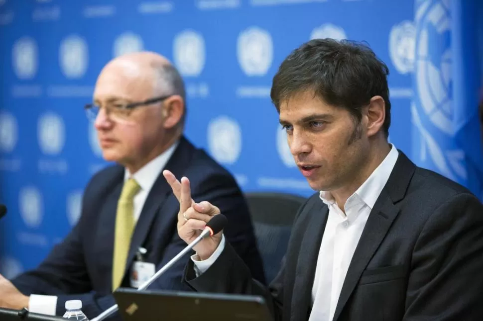 EXPOSITORES. El canciller Héctor Timerman y el ministro de Economía, Axel Kicillof, hablarán hoy en la OEA para fundamentar la posición argentina.  reuters 