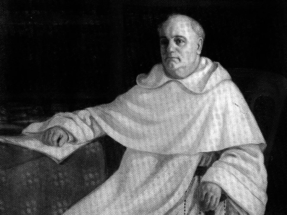 FRAY ÁNGEL M. BOISDRON. El destacado dominico en un retrato al óleo de fray Guillermo Butler.  la gaceta / archivo