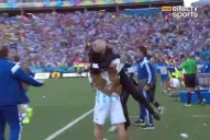 El festejo descontrolado de Sabella y Lavezzi