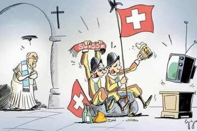 Francisco vs. la Guardia Suiza: En el Vaticano también se palpita el Mundial