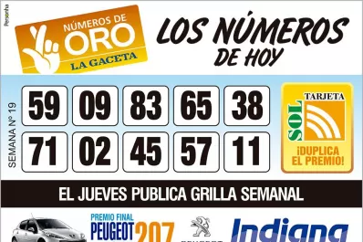 Los Números de Oro de LA GACETA