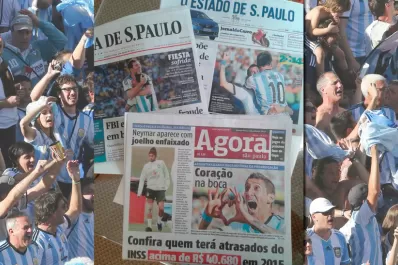 Los diarios del mundo hablaron de Di María y Messi