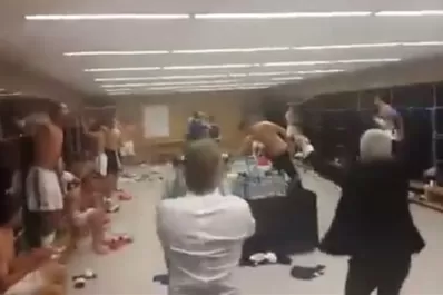 Así festejó la Selección su clasificación en el vestuario