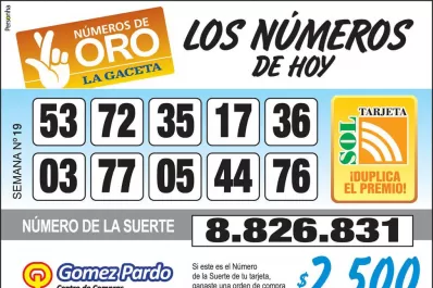 Los Números de Oro de LA GACETA