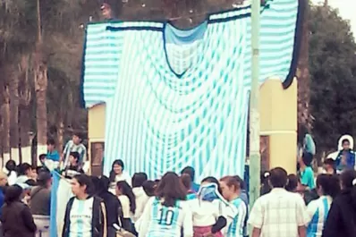 La camiseta de la Selección más grande del país está en Salta