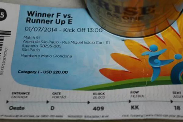 Humberto Grondona se defiende de las acusaciones de reventa de entradas en el Mundial Brasil 2014