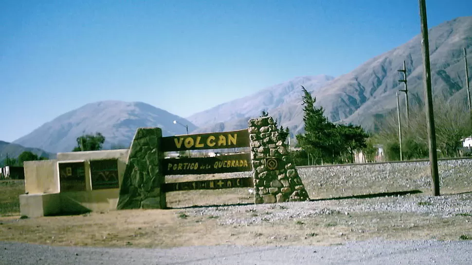 ENTRADA. Volcán es el pórtico de la Quebrada de Humahuaca. FOTO ARCHIVO