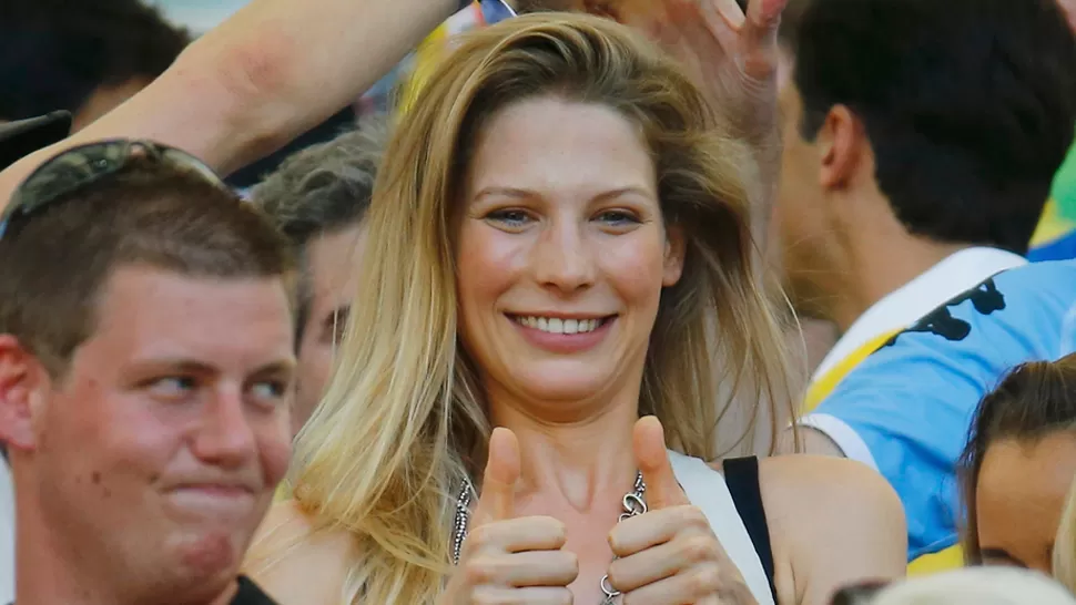 Sarah Brandner, novia del alemán Bastian Schweinsteiger. REUTERS