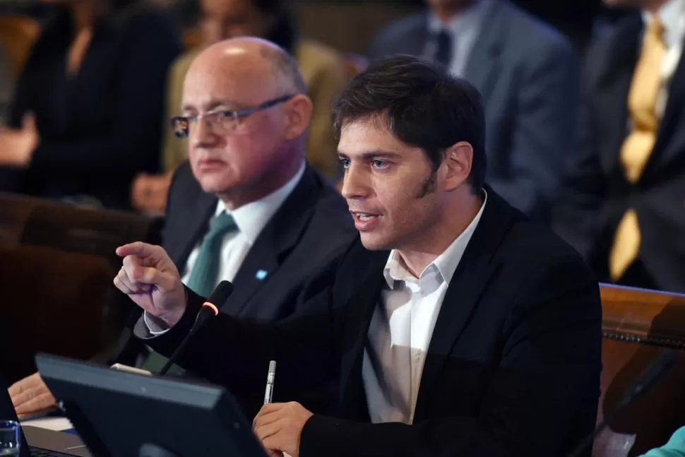 PRESENTACIÓN. “Un ‘default’ que no tiene salida es la muerte financiera de un país”, sentenció Kicillof ante los cancilleres de los países americanos. télam