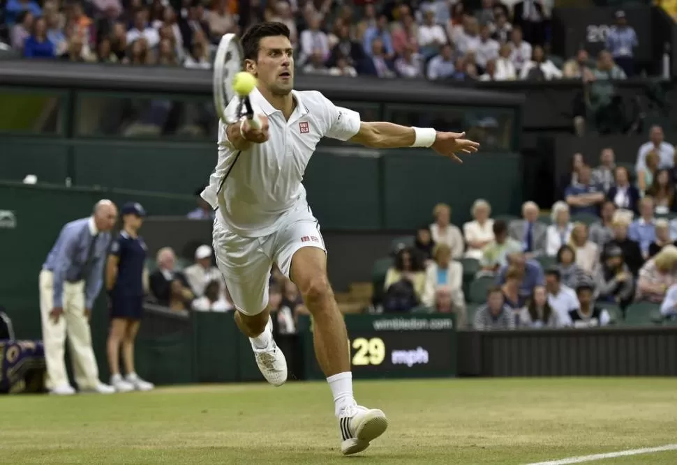 LOS CUATRO. Djokovic-Dimitrov y Federer-Raonic sólo quedarán dos en pie. 