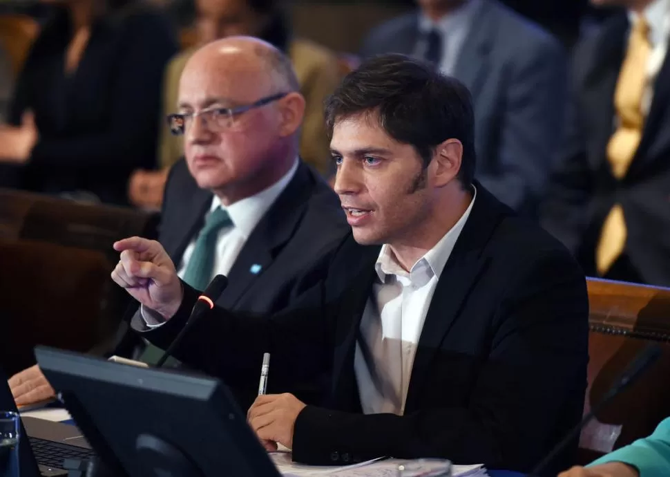 PRESENTACIÓN. “Un ‘default’ que no tiene salida es la muerte financiera de un país”, sentenció Kicillof ante los cancilleres de los países americanos. télam