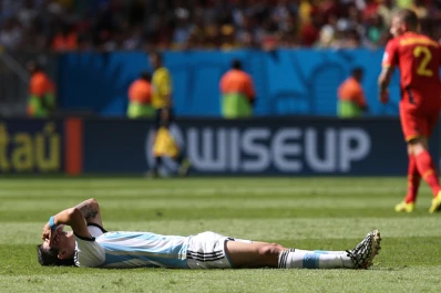 Di María sufrió un desgarro y quedó fuera del Mundial