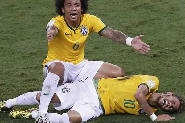 El mundo reflejó con dolor la lesión de Neymar