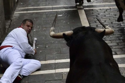 España: arrancaron con cuatro heridos los encierros de San Fermín