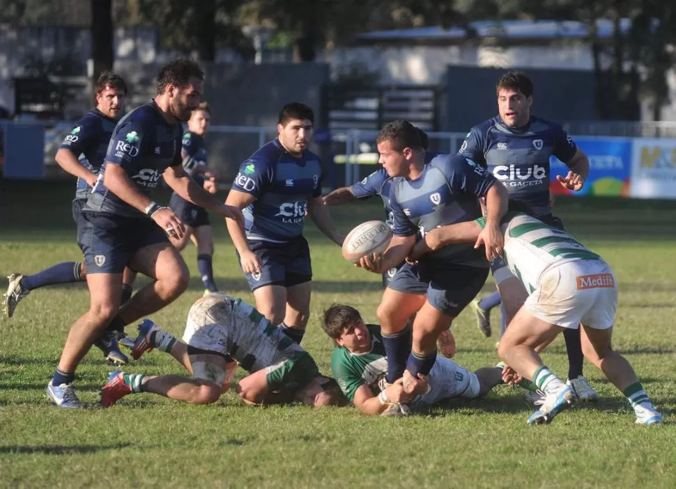 DESCARGA. Iglesias Valdez espera el apoyo de D’Elía y Lisandro Ahualli. “Uni” recuperó confianza y se subió al tercer puesto. 