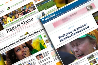 La prensa brasileña habla de masacre ante Alemania