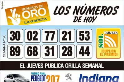 Los Números de Oro de LA GACETA