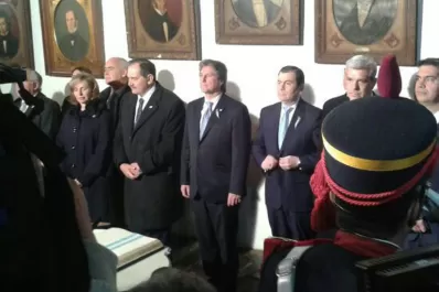 Boudou encabezó el acto en la Casa Histórica