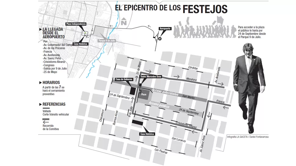 Refuerzan los controles en los alrededores de la Plaza Independencia