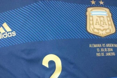 Esta es la camiseta azul que vestirá Argentina en la final