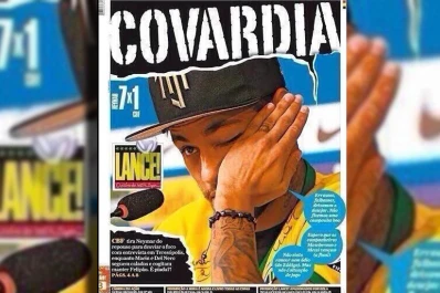 Cobardía, otra polémica tapa del diario brasileño Lance