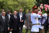 Vladimir Putin inició en Cuba una gira por América Latina