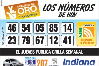 Los Números de Oro de LA GACETA