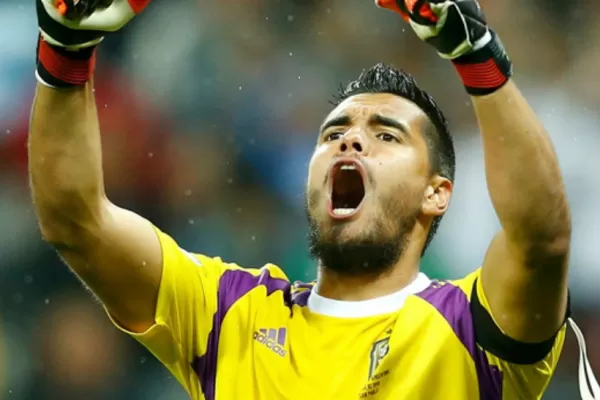 Sergio Romero entre los ternados para el guante de oro al mejor arquero del mundial