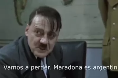 Video: Hitler se entera que Argentina es el rival de Alemania en la final