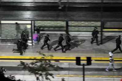 Se produjeron incidentes en medio de los festejos en el Obelisco