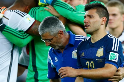 Golpe al corazón: 10 fotos del dolor de los jugadores argentinos