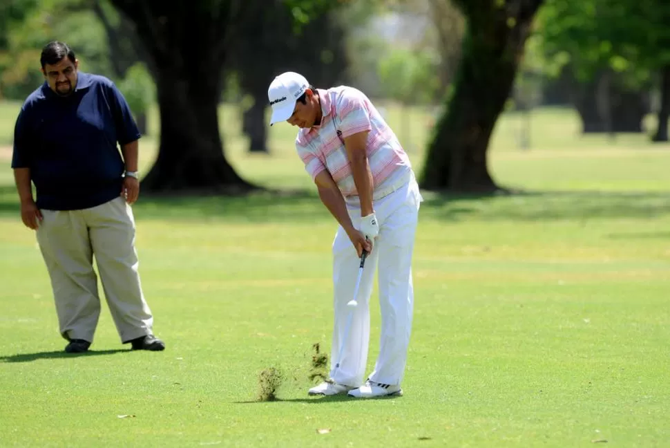 REGULAR. Andrés Romero volvió a presentar 68 golpes en el torneo de Illinois. 