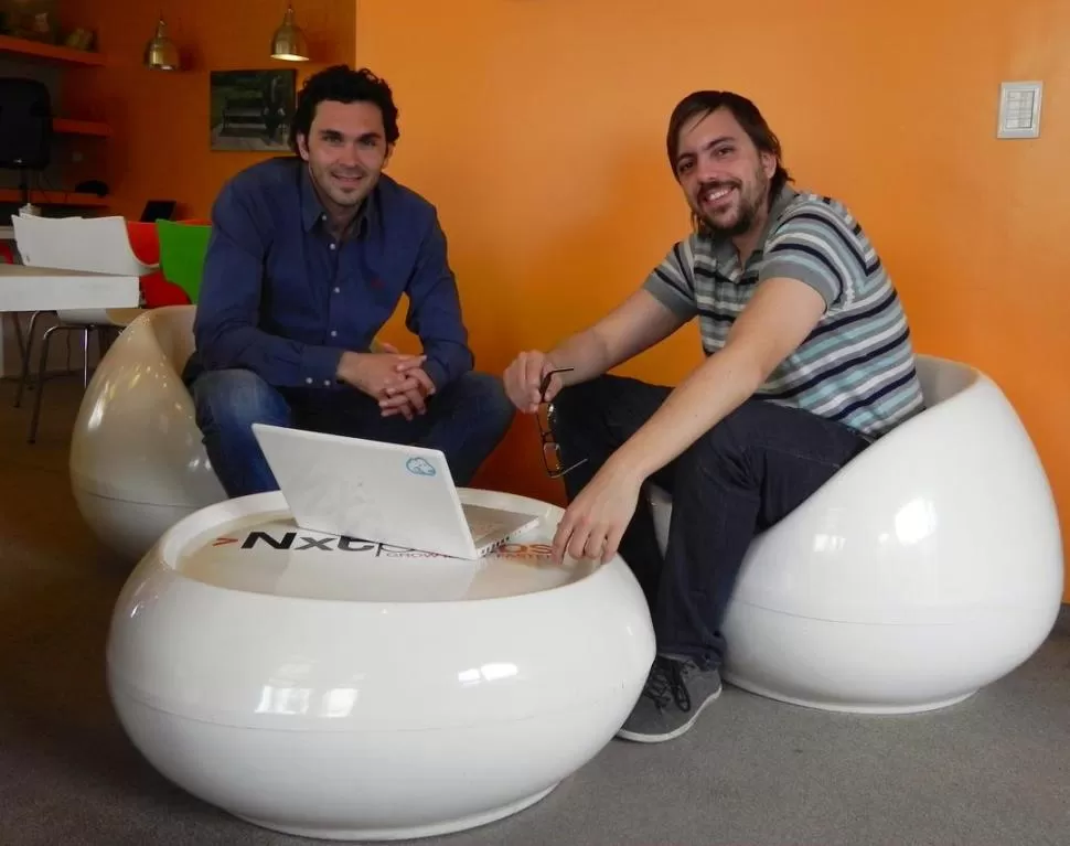 SOCIOS. Rubén Salim (der.) y Benjamín Arnedo (izq.) desarrollaron un sitio de productos y servicios para mascotas. Todavía no operan en Argentina.   foto gentileza de rubén salim brovia